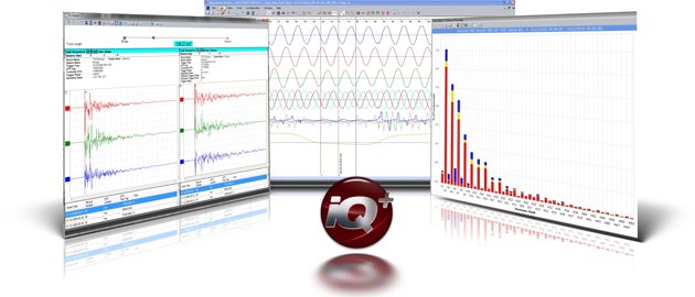 software de estação mestre iQ+, software de rede elétrica qualitrol